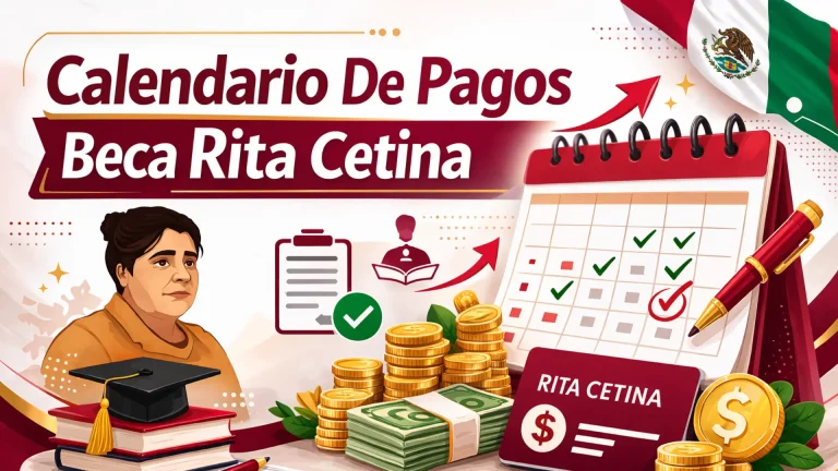 Calendario De Pagos Beca Rita Cetina