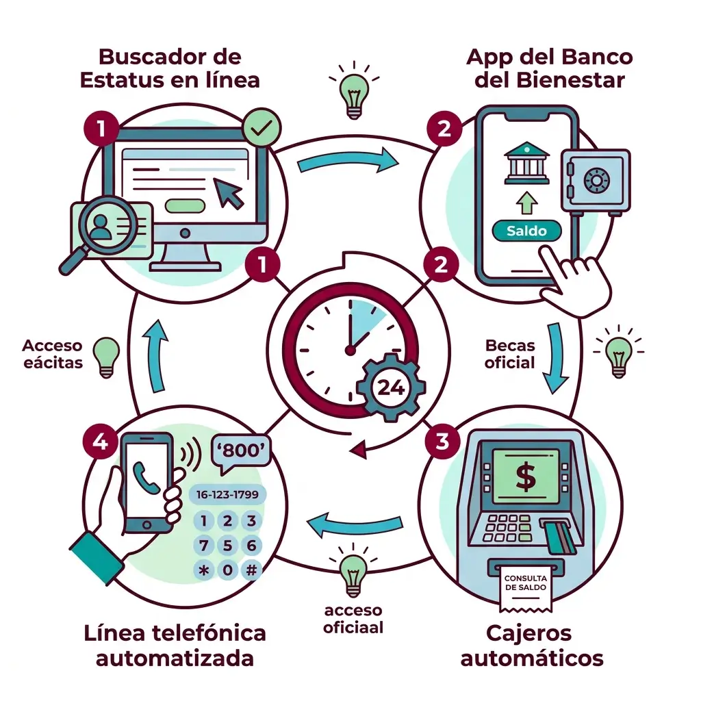 ¿Cómo consultar si ya cayó el depósito de la beca