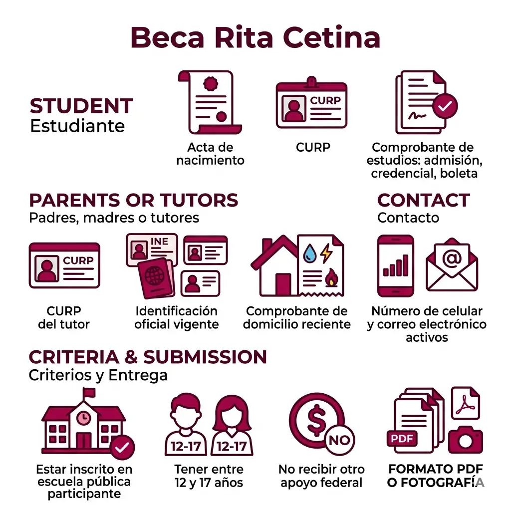 Requisitos para la Beca Rita Cetina